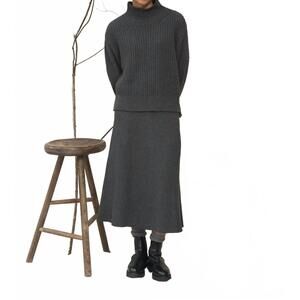 NEW BEAUMONT ORGANIC mio skirt in grey marl